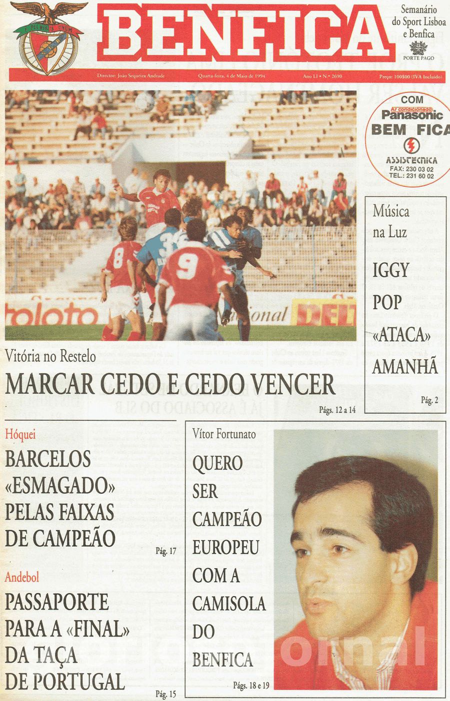 jornal o benfica 2690 1994-05-04